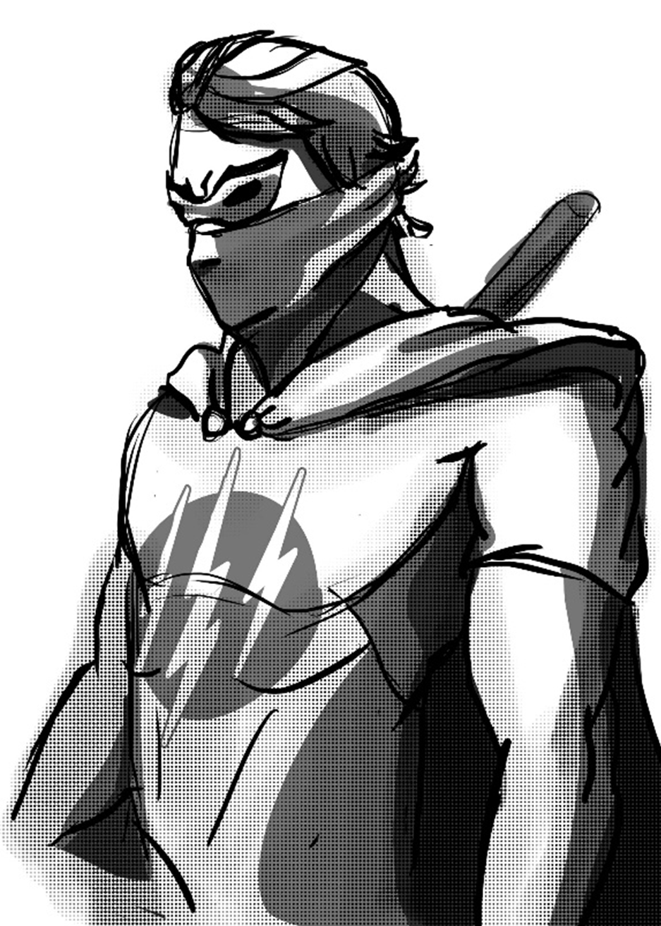 Superhero novel