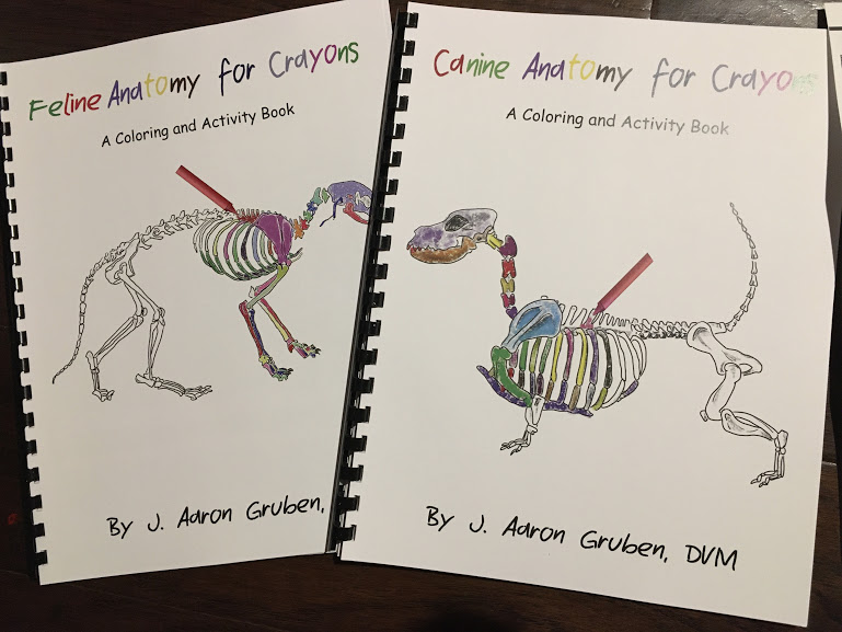 New Veterinary Anatomy Coloring Books Available! - J. Aaron Gruben